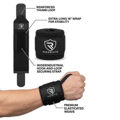 Weightlifting Wrist Wraps 12 Inch