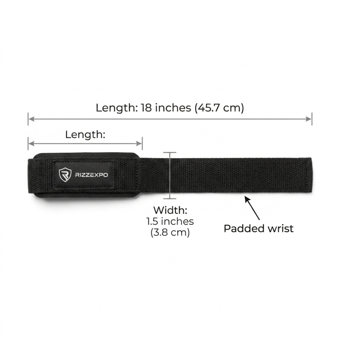 Lifting Wrist Straps for Weightlifting, Deadlifts, Powerlifting & Strength Training